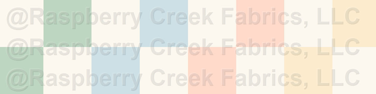 Cottontail Check Multi Fabric, Raspberry Creek Fabrics, watermarked