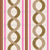 Retro ribbon Waves brown & pink passementerie by pakantahandmade Image