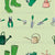 Seamless pattern with gardening tools - House plants collection Image