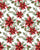 Red Burgundy Sage Green and Olive Poinsettia Floral Print Fabric, Home for Christmas by Krystal Winn Design Image