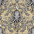 Octopus Damask Fabric - Sandy Tan- Victorian Antique Steampunk Kraken Image