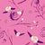 Cyclamen pink floral design Image