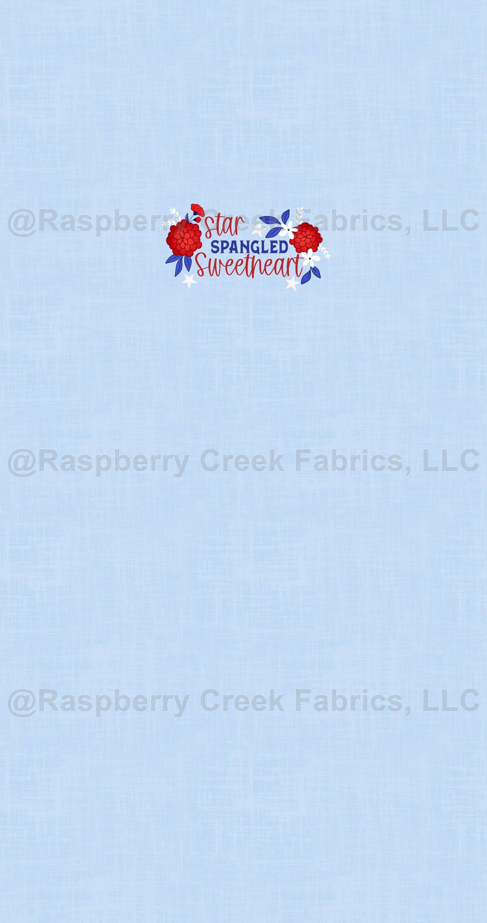 All American Cowboy Panel- Star Spangled Sweetheart
