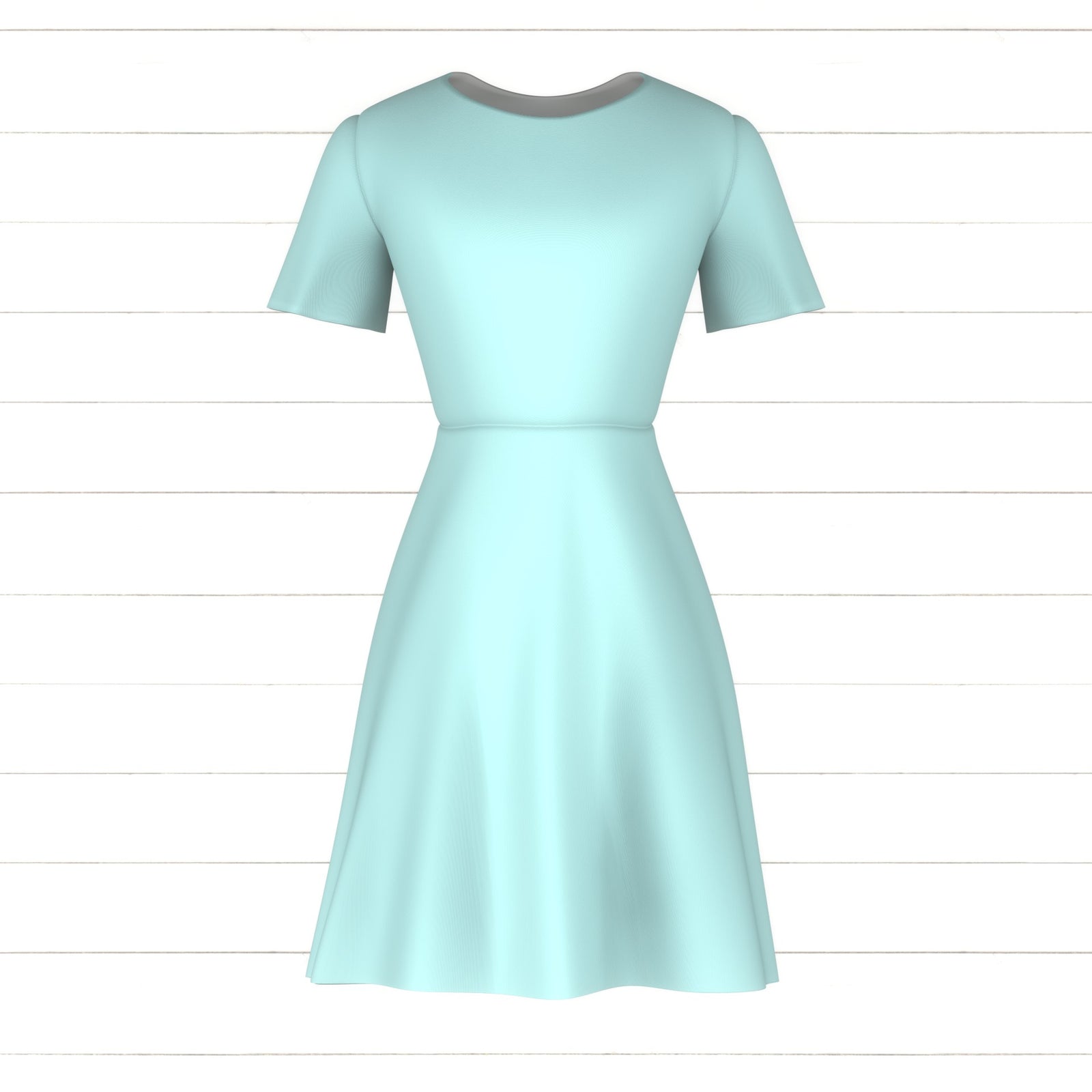 Solid Color for "Tropical Animals and Flowers collection" blue (Oyster Bay)