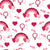 Valentine pink-red love Image