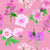 Small pink Flowers on Pink Carnation, small, 5-inch repeat Image