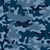 All Blue Camo print, Denim friendly camouflage fabric, Navy blue and denim blue abstract camo, Classic marine blue camo Image