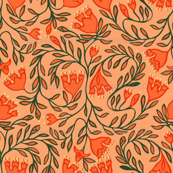 French Provencal floral pattern - Raspberry Creek Fabrics