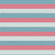 Red Teal Dusty Mint and White Micro Multi Stripe Print Fabric, Americana by Kim Henrie Image