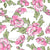 Shabby chic scattered floral, Vintage flowers, pink, green, All over pink floral print, Americana Rose Collection, Feminine flowers, Home decor, Apparel print Image