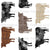 rotated watercolor cows + mocha, caramel, 13-2 Image