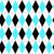 Turquoise and Black Argyle with hot pink dashed diamonds wallpaper Image