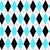 Turquoise and Black argyle with hot pink diamonds wallpaper Image