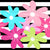 Sherbert Splash Floral stripe Large scale Image