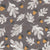 Acorns and oak leaves on a dark gray background Image
