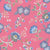 Folksy Floral in Pink and Blue Image