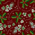 Holly and Ivy Christmas Carol Cherry Red Image