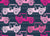 4x4 Adventures Off Road Vehicles Pink on Navy Image