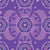 Purple Mandala Magic - Extra Large Purple Mandala - Flowers and Stars Image