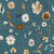 Fall Flowers//Teal Image