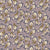 Blueberry branches with lovely small flowers and leaves on a light purple background. Image