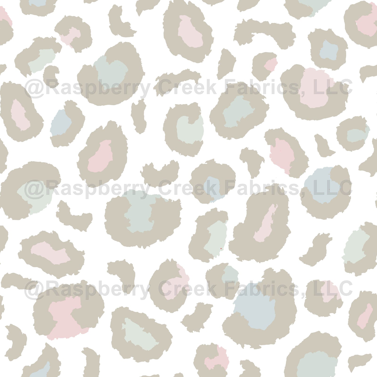 Boho Pastel White Leopard Print wallpaper