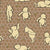 Classic Pooh and Bees on Tan Image