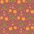 Sweet Allium Dreams Orange Flowers on Rust Image