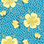 Build Me Up, Buttercup on Polka Dotted Turquoise Image
