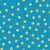 Double Dots Goldenrod on Turquoise Image