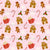 Merry and Bright Christmas Treats on Pink Image