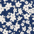 Navy Floral, Desert Brush Floral, Hand drawn floral, Flowers, Flower design, Navy blue, white, Holiday floral, dresses, blouses, feminine floral Image