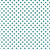 Snowy Teal Dot Dance - Teal Polka Dots on White - Snowy Celestial Teal - Dawn K Designs Image