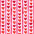 Pink Watercolor Stripes with Red Hearts (Valentines Hugs and Kisses Collection) Image