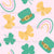 St Patrick's Day on Pink Image