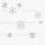 Snowflake Flurry - gray Image
