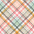 diagonal plaid / spring rainbow Image