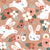 Floral bunny by MirabellePrint / Terra background Image