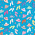 summer beach pattern, hats flip flops Image