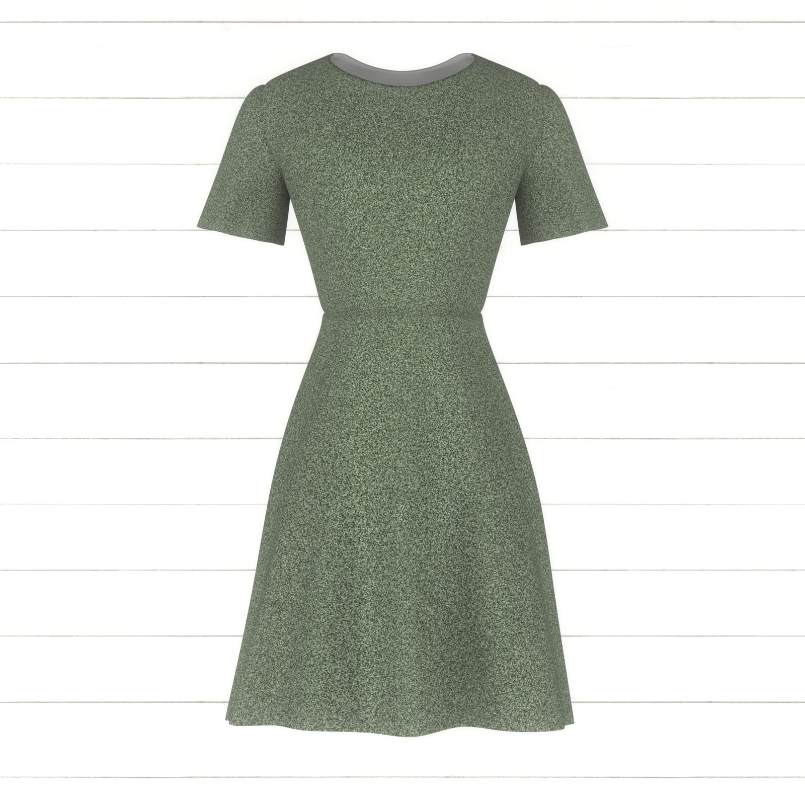 mottled speckled deep sage green textural boucle heathered look - solid sage , Raspberry Creek Fabrics, watermarked