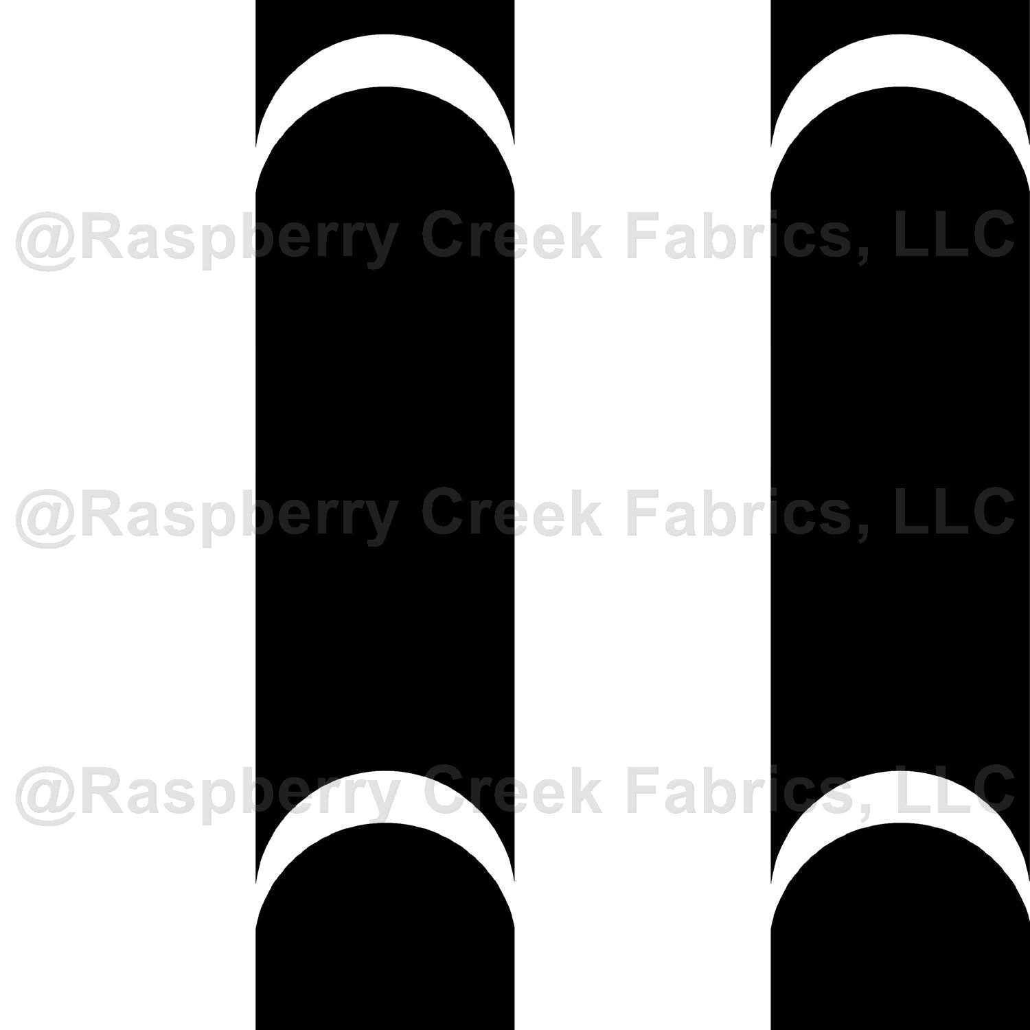 Modern Bamboo black and white Fabric, Raspberry Creek Fabrics, watermarked
