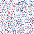 Dots Red White Blue Patriotic on white, Red White and Gingham Collection Image