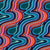 70s Groove - Teal, psychedelic twisted waves Image