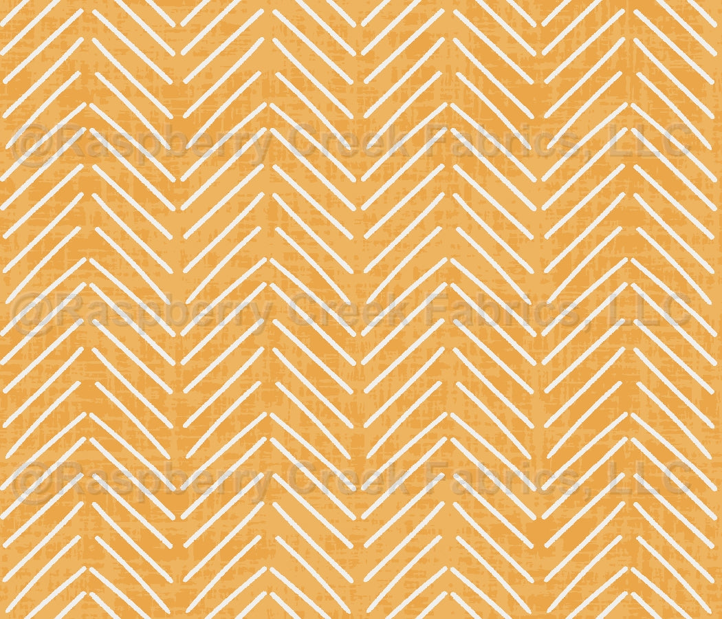 Mesa Chevron Goldenrod Fabric, Raspberry Creek Fabrics, watermarked