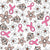 Pink Ribbon Cancer Awareness Floral Image