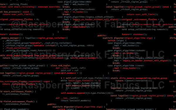 Programming Code C++ and python black and red by denesannadesign ...