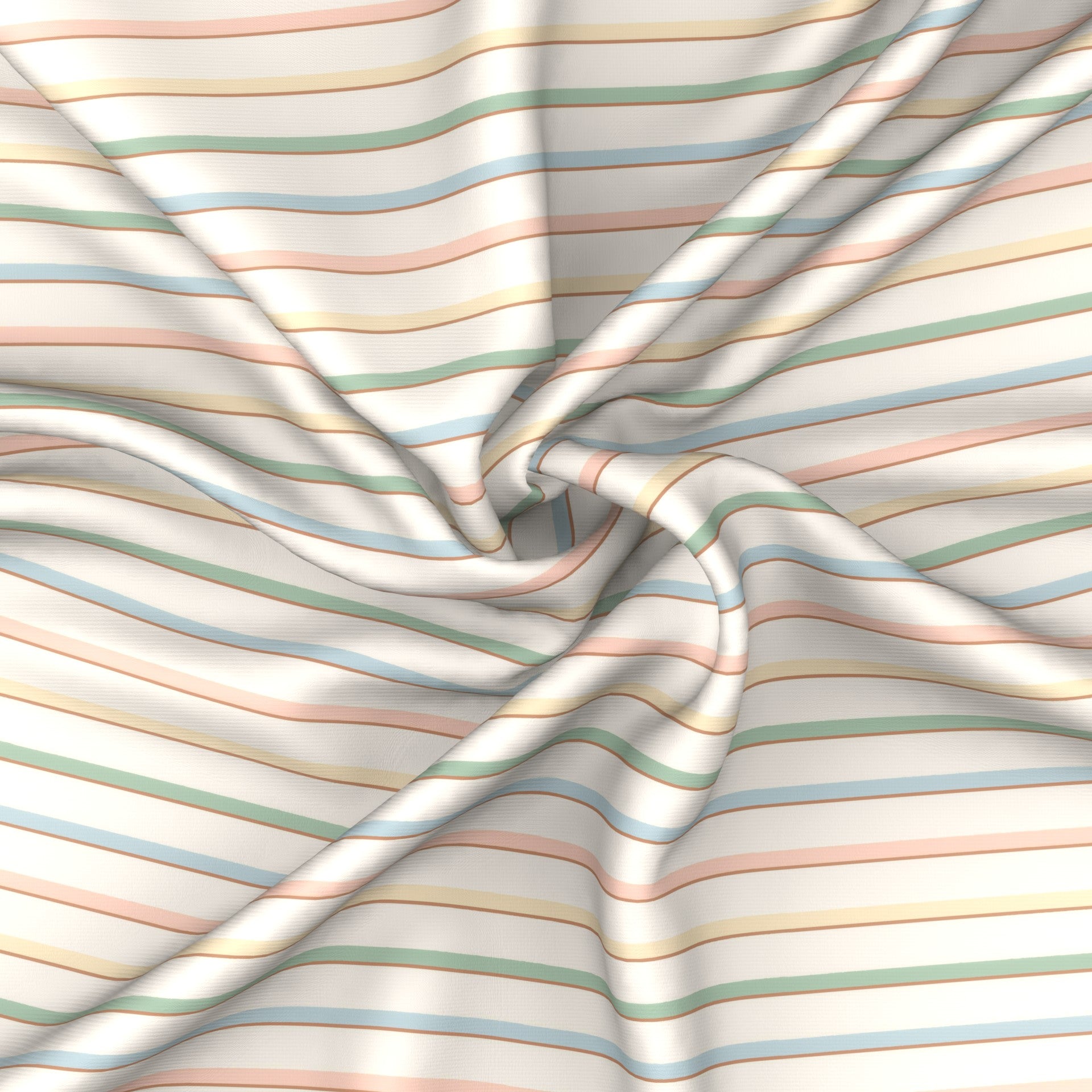Cottontail Stripe Multi Fabric, Raspberry Creek Fabrics