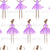 Dark Skin Ballerina Dancer - Lavender Image