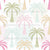 Pastel Palm Trees Bigger Scale Image