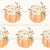 Watercolor Floral Pumpkins on Off White {Watercolor Pumpkins & Gourds} Image